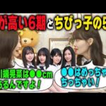 意外と背が高い6期生とちびっ子軍団の5期生と矢久保以外大きい4期生について語る井上和と松尾美佑　乃木坂46