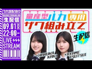 【アーカイブ公開】賀喜&筒井 HG量産型ルカ専用ザク組み立て生配信【世界最速レビュー?!】【ギブバース!】