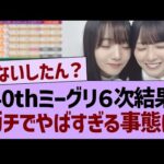 40thミーグリ６次結果、ガチでやばすぎる事態に…【乃木坂46・乃木坂工事中・乃木坂配信中】