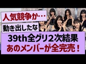 39th全グリ２次結果、あのメンバーが全完売する！【乃木坂46・乃木坂工事中・乃木坂配信中】