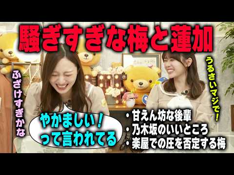 岩本蓮加の前だと騒がしくなる梅澤美波 乃木坂46
