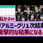 【速報】リアルミーグリ１次結果、衝撃的な結果になる！【乃木坂46・乃木坂工事中・乃木坂配信中】