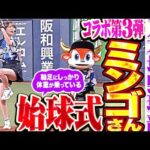 【乃木坂野球部】ネコバス…ミンゴさんのセレブすぎる始球式【コラボ第3弾】